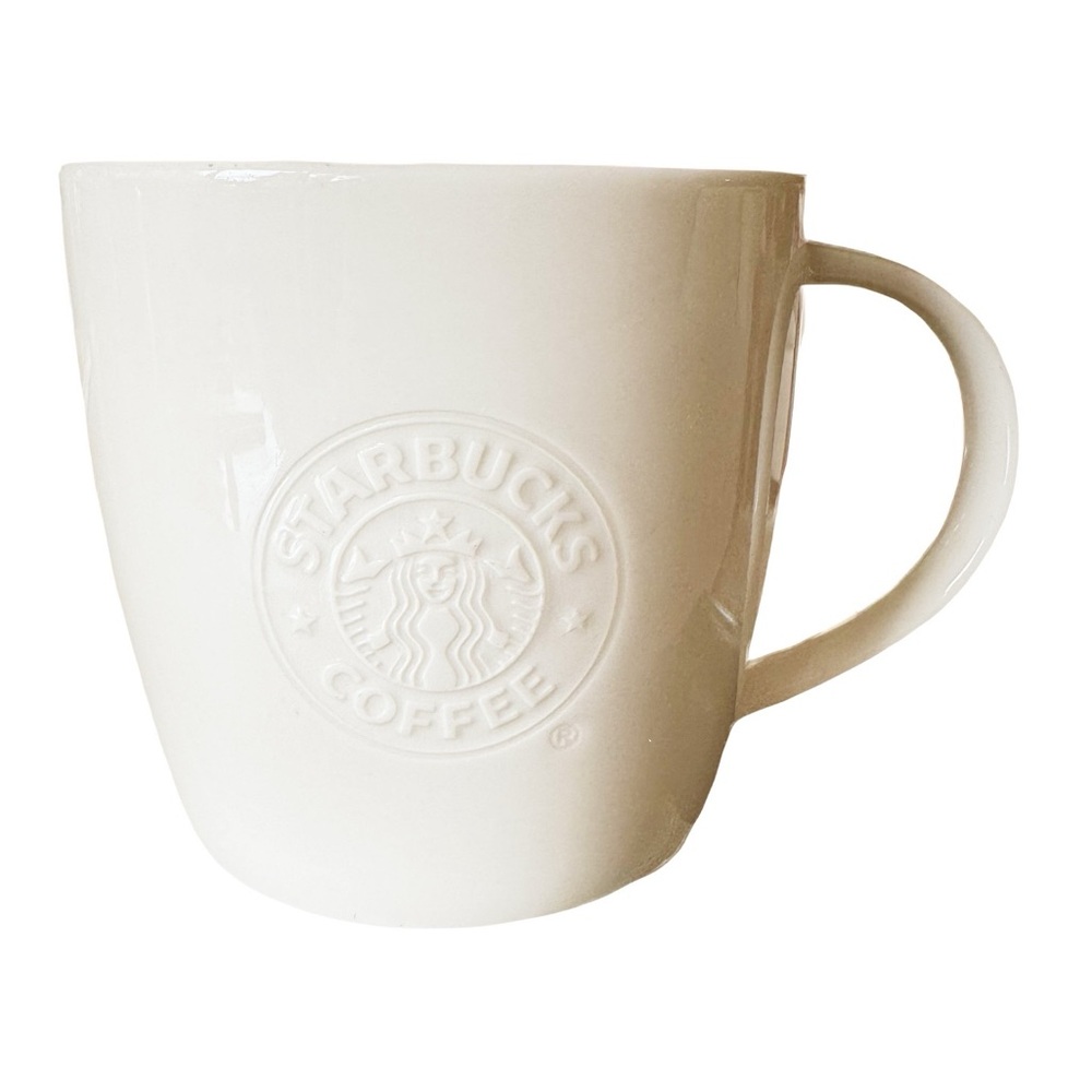 Starbucks 2009 Bone China Coffee Tea Mug in white